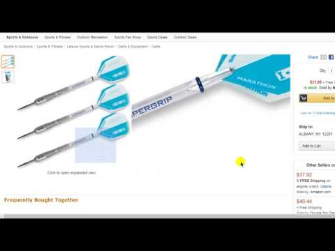 HOW TO FIND DART DEALS AT AMAZON USA
