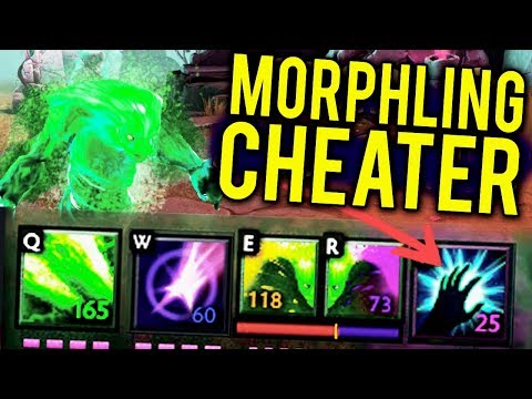MORPHLING CHEATER 40 KILLS! DOUBLE RAMPAGE! Valve FIX IT PLS DOTA 2