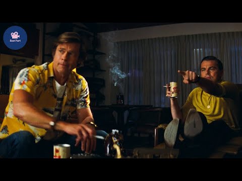 Once Upon A Time In Hollywood (2019) - Rick and Cliff Watch New FBI Episode| Famous Meme| Best Part