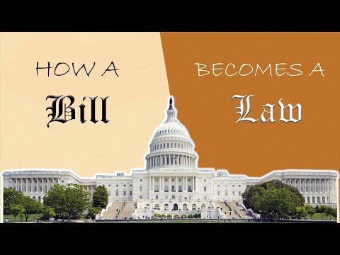 How a Bill Becomes a Law