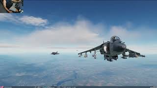 DCS WORLD! AV-8B HARRIER ! SKY WARRIOR CAMPAING! MISION 10 CITY DEFENSE!