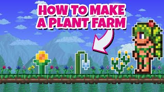 How to make a Plant Farm in Terraria