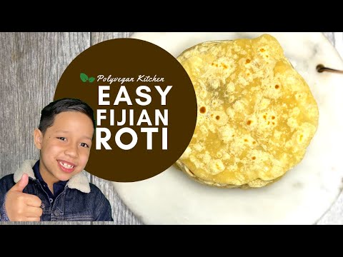 Easy Fijian Roti (4 ingredients only)