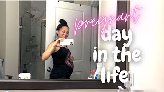 DAY IN THE LIFE OF A PREGNANT STAY AT HOME MOM 🤰🏽💕