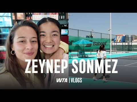 A Day in the Life with Zeynep Sonmez | WTA Vlogs | Mubadala Abu Dhabi Open 2026