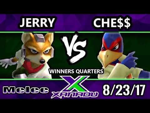 S@X 216 - Jerry (Fox) Vs. Che$$ (Falco, Peach) - Smash Melee Winners Quarters - SSBM
