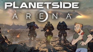 Let's Play PlanetSide Arena gameplay - HUGE BATTLES, MASSIVE ARENAS, MAXIMUM SAUSAGE AIM!