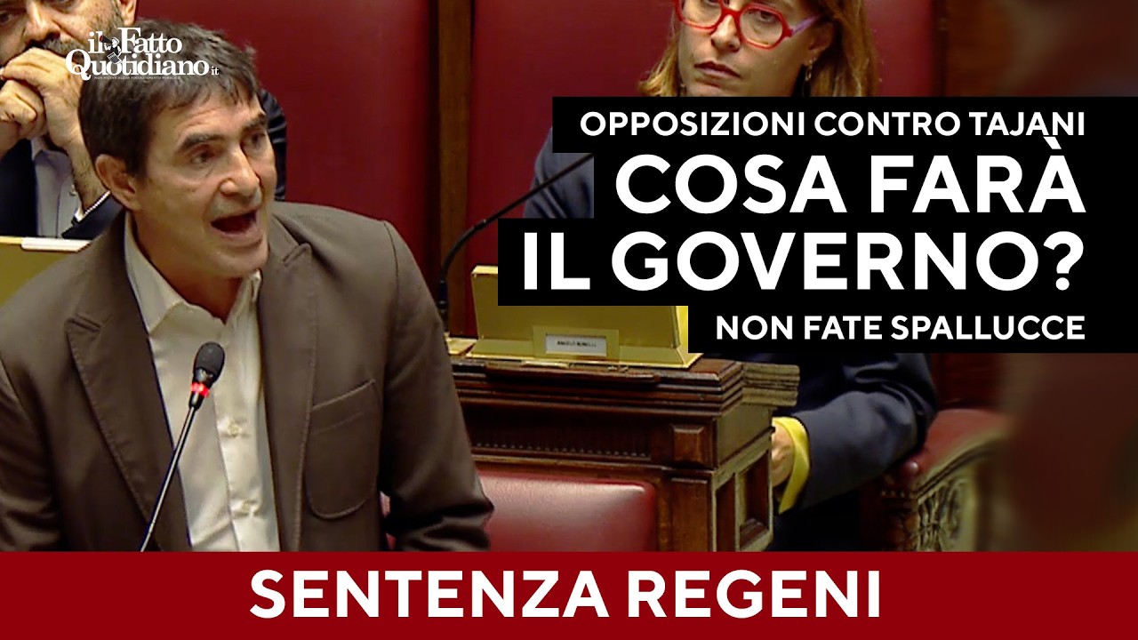 Opposizioni contro Tajani: "Non fate spallucce dopo la sentenza Regeni. Venga in Aula"