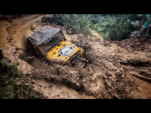 TRILHA 4x4 PESADA Jeep clube da montanha Sideropolis SC