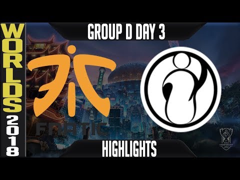 FNC vs IG Highlights | Worlds 2018 Group D Day 3 | Fnatic(EULCS) vs Invictus Gaming(ChinaLPL)