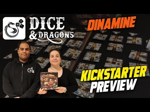 Dice and Dragons - Dinamine Kickstarter Preview