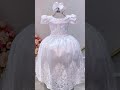 Vestido Infantil Branco C/ a Renda Realeza Daminhas