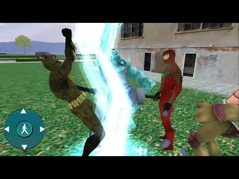 ► Hybrid Superhero vs Super Villains(Clans)Thor Spider hero vs Hulk & Batman Epic Battle Walkthrough