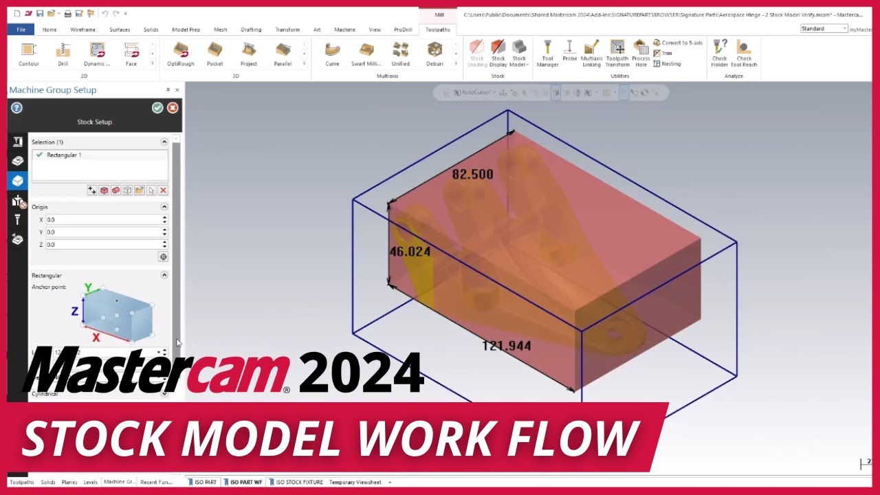 Mastercam 2024 Machine Group Setup Overview