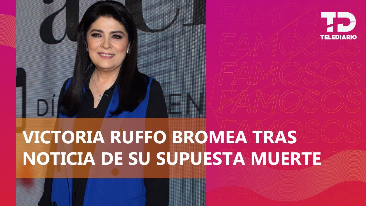 Victoria Ruffo lamenta que ni sus hijos ni su esposo le llamaron tras rumores de su supuesta muerte