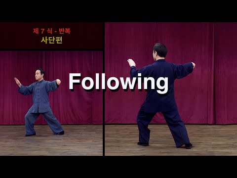 【Cheng Man-Ching Taichi 37 form】 Following(Mirror lmage/Back Position)