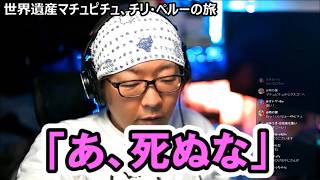 【◯◯病に注意】世界遺産マチュピチュ、チリ・ペルーの旅【◯◯◯の丸焼き】