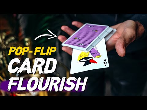 Learn the VISUAL POP-FLIP Card Flourish | Card Magic Tutorial (Advanced)