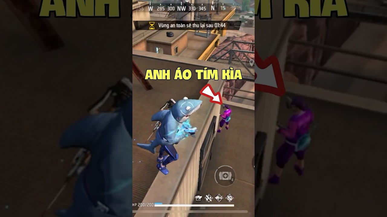 Phát hiện ANH ÁO TÍM ở đây nè ? #freefire