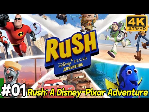 [4K] Rush: A Disney-Pixar Adventure Gameplay Walkthrough Part 1(러쉬 어 디즈니 픽사 어드벤쳐)