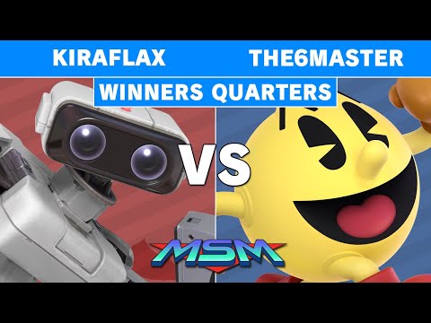 MSM Online 5 - Kiraflax (ROB) Vs The6Master (Pacman) Winners Quarters - Smash Ultimate