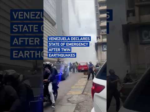 Venezuela declares state of emergency after twin earthquakes #worldnow