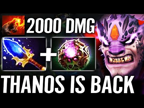 🔥 2000 DMG Lion THANOS FINGER is BACK — 19x Stack Aghanim + Octarine Core META Dota 2 Pro