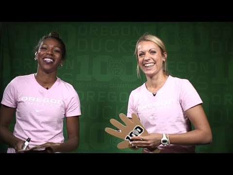 Teammate Challenge: Oregon track & field's Raevyn Rogers and Annie Leblanc