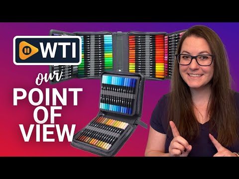 LANRENWENG 100 Colors Duo Markers Set - WTI product video review