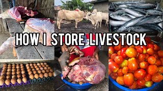 How I buy, clean and store Livestock to last for a long time | Living and surviving in Nigeria 🇳🇬