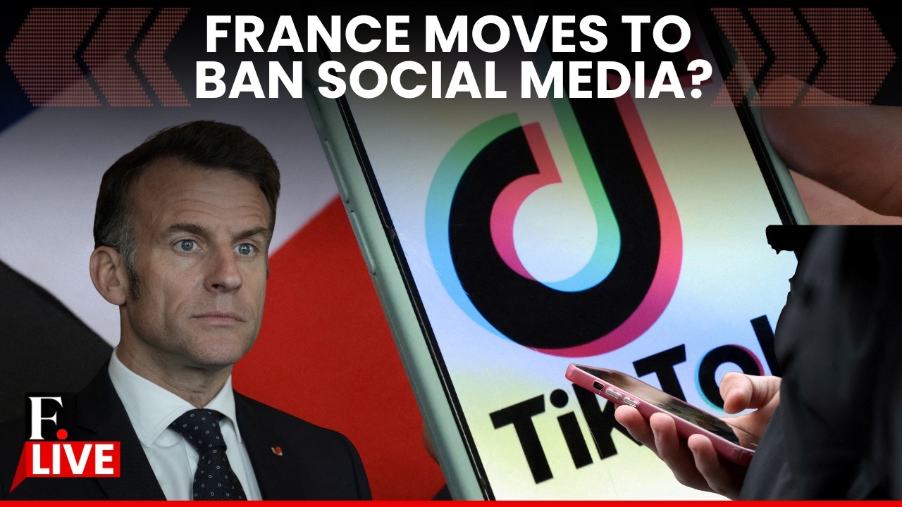 France Social Media Ban LIVE: French Senate Votes on Social Media Ban for Kids Under 15 | N18G