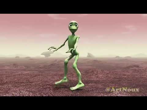 Noël avec l'alien vert