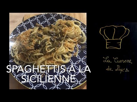 recette facile des spaghettis a la sicilienne