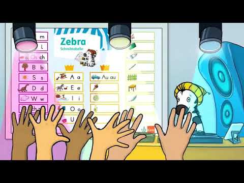 Zebra - Rap Schreibtabelle