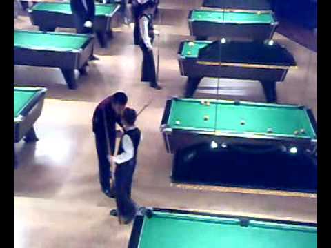 Lydan beating Phil Parkin, 2008 Europeans