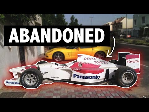 The abandoned F1 car graveyard