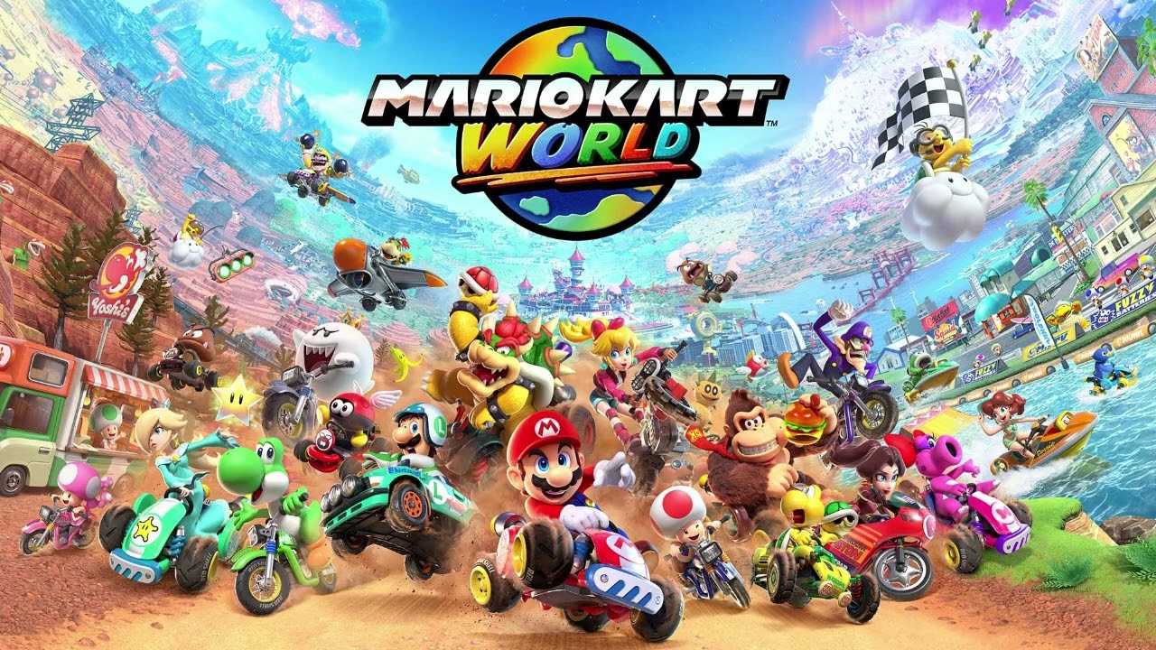 Over 7 Hours of Mario Kart World Music (No SFX)
