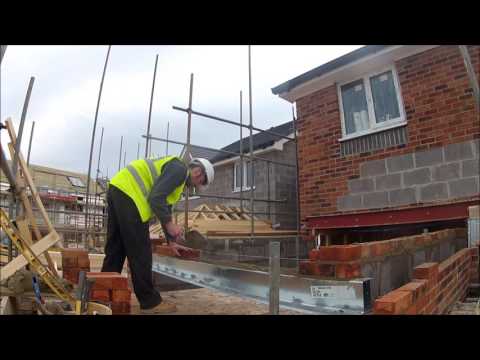 Installing a steel lintel