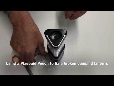 Camping Lantern fixed with Plast-aid Pouches - Plast-aid 009