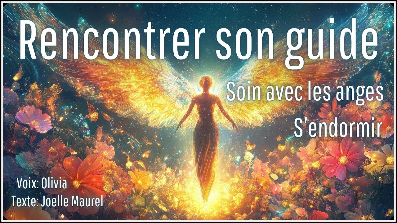 Méditation guidée du soir - Rencontrer son guide - Soin avec les anges - S'endormir