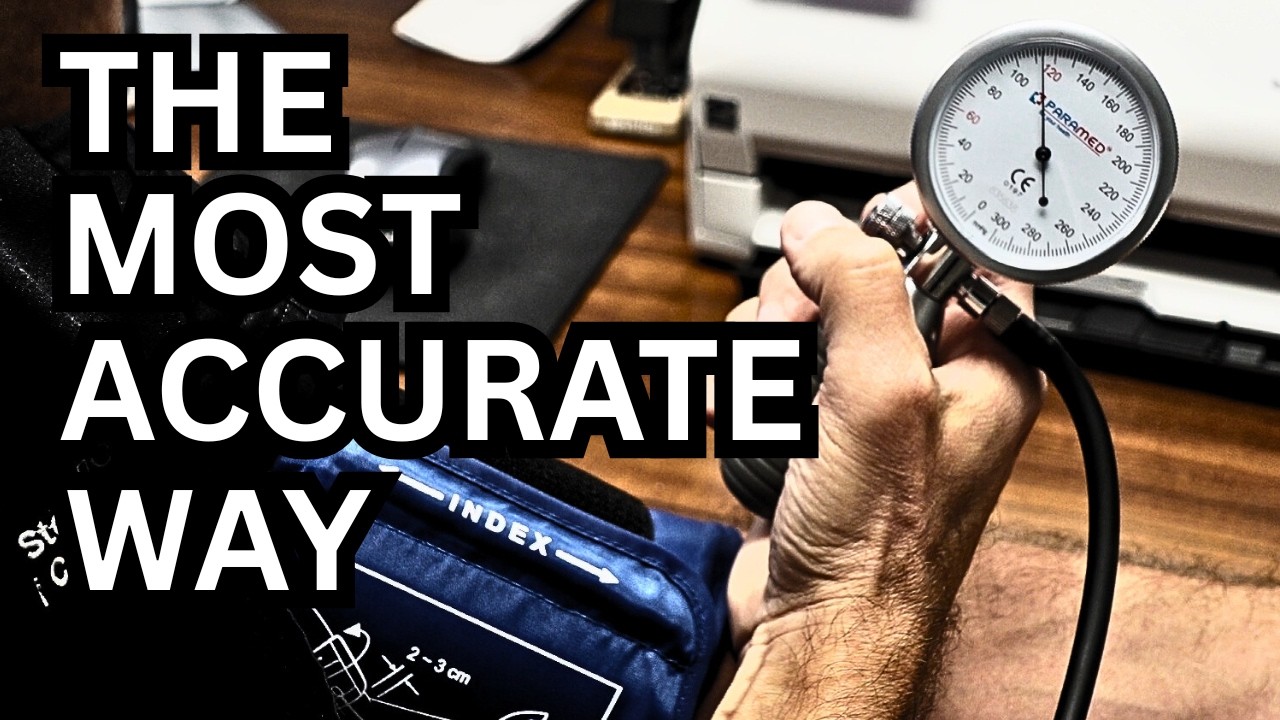 How to use an old style blood pressure machine (SUPER ACCURATE RESULTS)