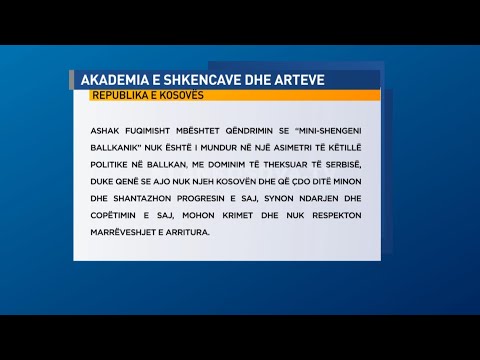 ASHAK kritikon Edi Ramën për Mini-Shengenin - 24.12.2019 - Klan Kosova