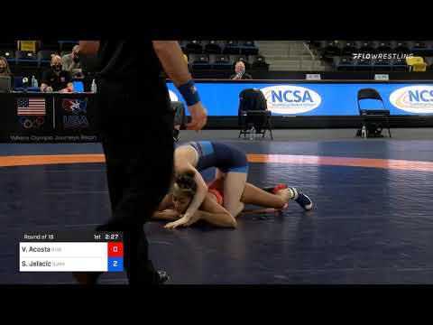 50 Kg Prelims Valerie Acosta Rise Wrestling Vs Stefana Jelacic Sunkist Kids Wrestling Club