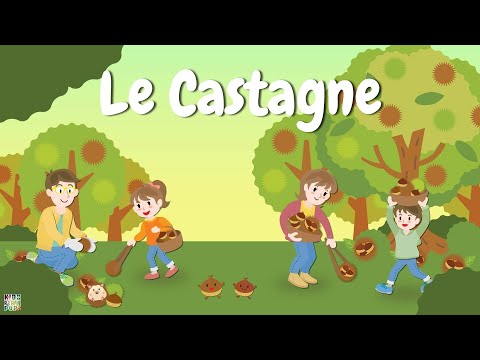 La canzone dell'autunno - Le castagne ( Bebe ) con testo