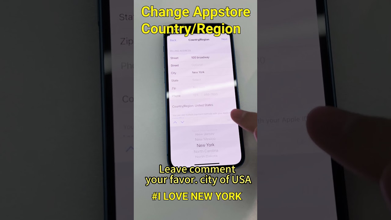 Bruh! Come To Change Your Appstore Country To USA For Mobile Gaming😜#appstore #shorts #newyork