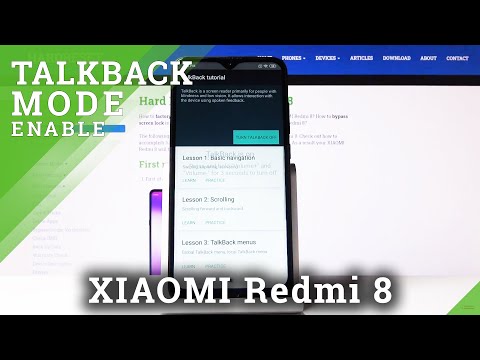 How to Activate Talkback in XIAOMI Redmi 8 – TalkBack Mode