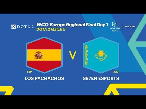 WCG 2019 Xi’an, European Regional Final   DOTA 2, 5R, Spain VS Kazakhstan (ENG)