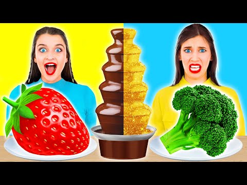 CHOCOLATE FONDUE CHALLENGE!