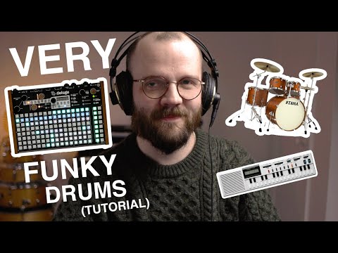 Making VERY funky drum loops on the Deluge - Music making tutorial