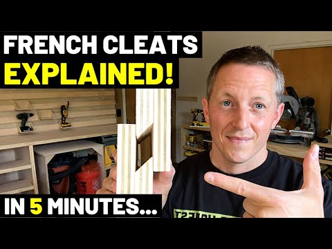 FRENCH CLEATS EXPLAINED...In 5 Minutes! (There's More To French Cleats Than You Think--3 Main Uses!)